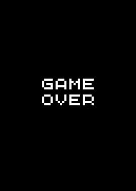 Game Over Pixel Art