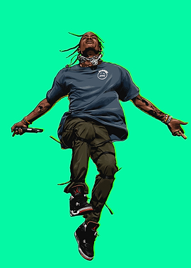 Travis Scott Digital Art