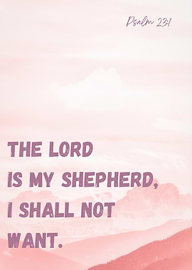 Psalm 23:1 Quote