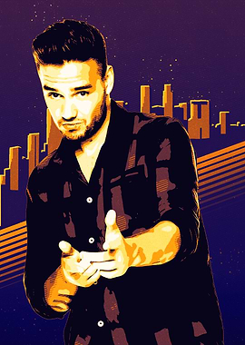 Liam Payne Pop Art Portrait