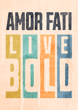 Amor Fati Stoic Poster