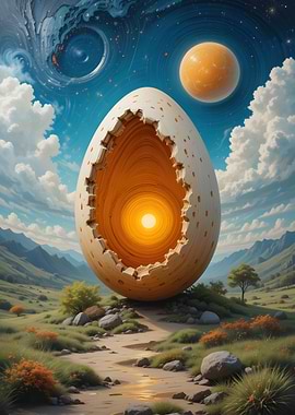 Cracked Egg Landscape