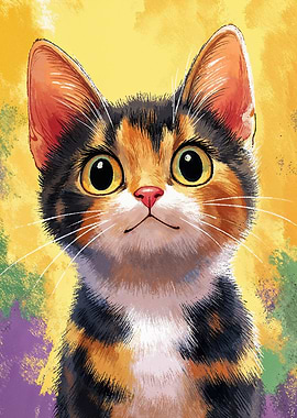 Cute Kitten Portrait