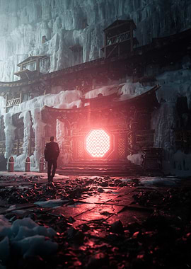 Frozen Temple Entrance