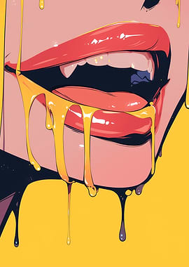 Dripping Honey Lips