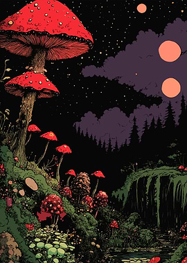 Enchanted Mushroom Forest