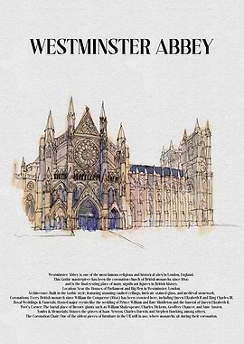 Westminster Abbey Watercolor