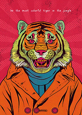Be The Most Colorful Tiger in The Jungle