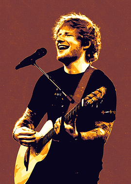 Ed Sheeran Guitar Poster