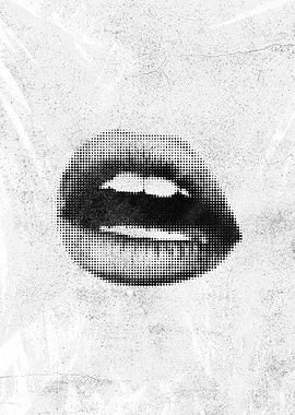 Grunge Lips Collection - Bold, Edgy Art Designs