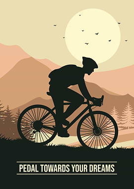 Minimalist Cycling Poster