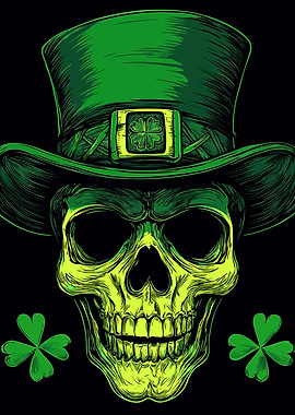 Green Skull Leprechaun