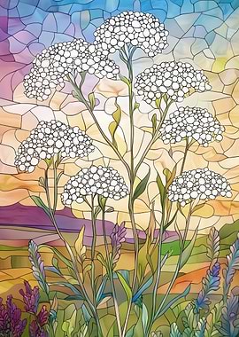 Stained Glass Wildflowers