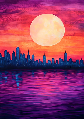 Cityscape Sunset