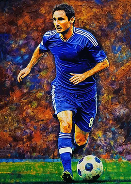 Frank Lampard Football Painting