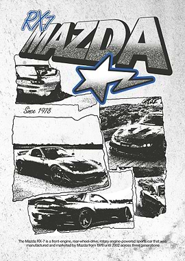 Mazda RX-7 Grunge Style