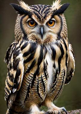 Majestic Owl Portrait