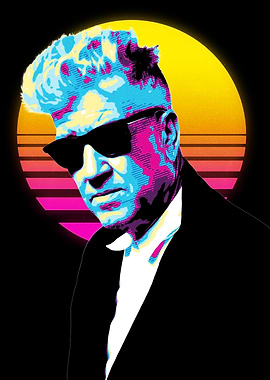 Retro 80s Style Portrait