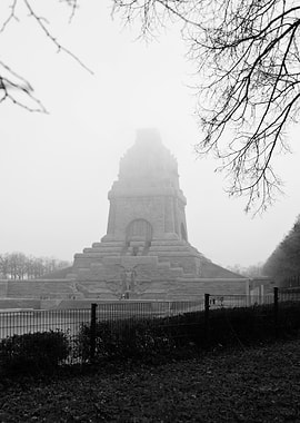 Monument in Fog