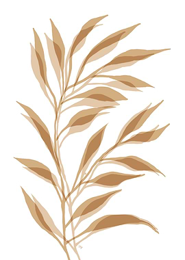 Minimalist Mocha Beige Bamboo