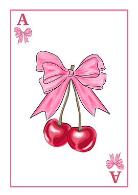 Cherry Ace of Hearts