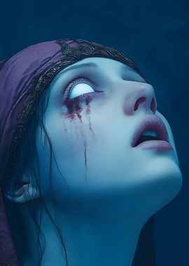 Woman with White Eyes