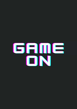 Game On Glitch Text