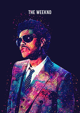 The Weeknd Pop Art Portrait