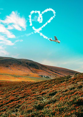 Heart Skywriting