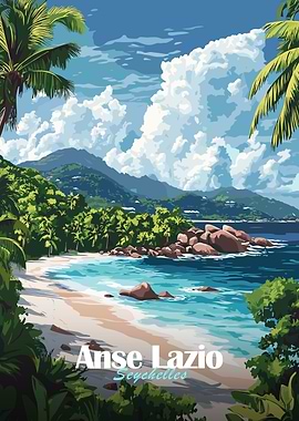 Anse Lazio Seychelles Beach
