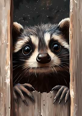 Curious Raccoon