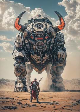Mech Bull Confrontation