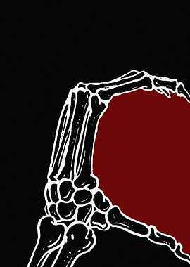 Skeleton Hands Holding Heart