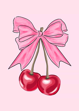 Pink Bow Cherries