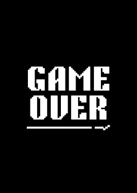 Game Over Pixel Art