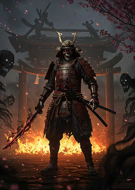 Samurai Skeleton Warrior