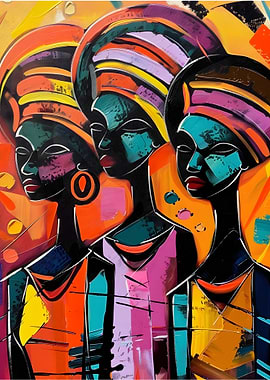 African Women Portrait