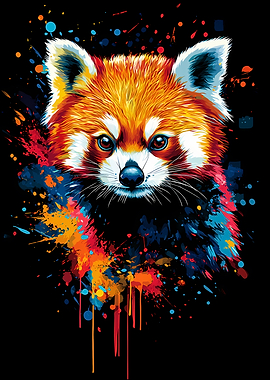 Red Panda Splash Art