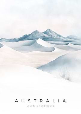 Endless Waves of White Sand