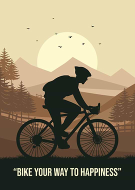 Vintage Cycling Poster