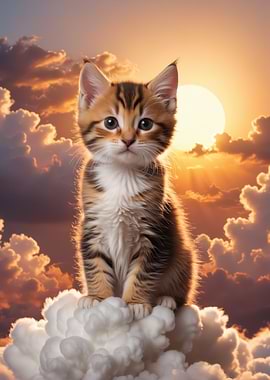 Kitten on a Cloud