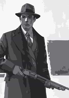 Gangster with Shotgun