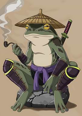 Samurai Frog