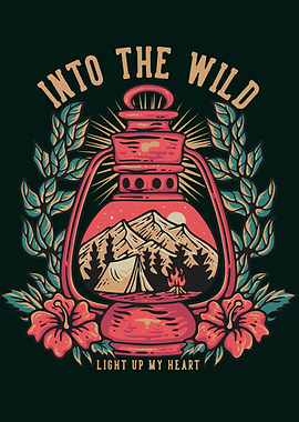 Into The Wild Lantern retro