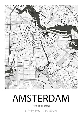 Amsterdam City Map