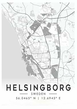Helsingborg City Map
