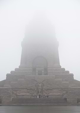 Monument in Fog