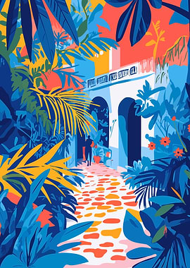 European Theme Minimalist Art