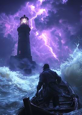 Storm’s Edge: The Lighthouse Beckons