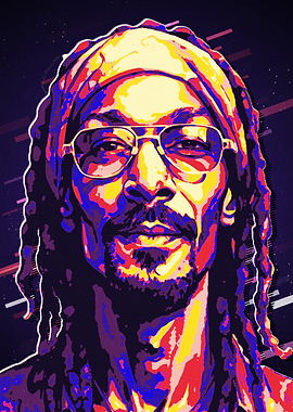 Snoop Dogg Pop Art Portrait